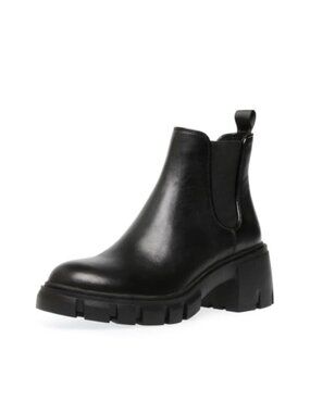 Howler Heeled Ankle Boot Suede Chunky Block Heel Casual